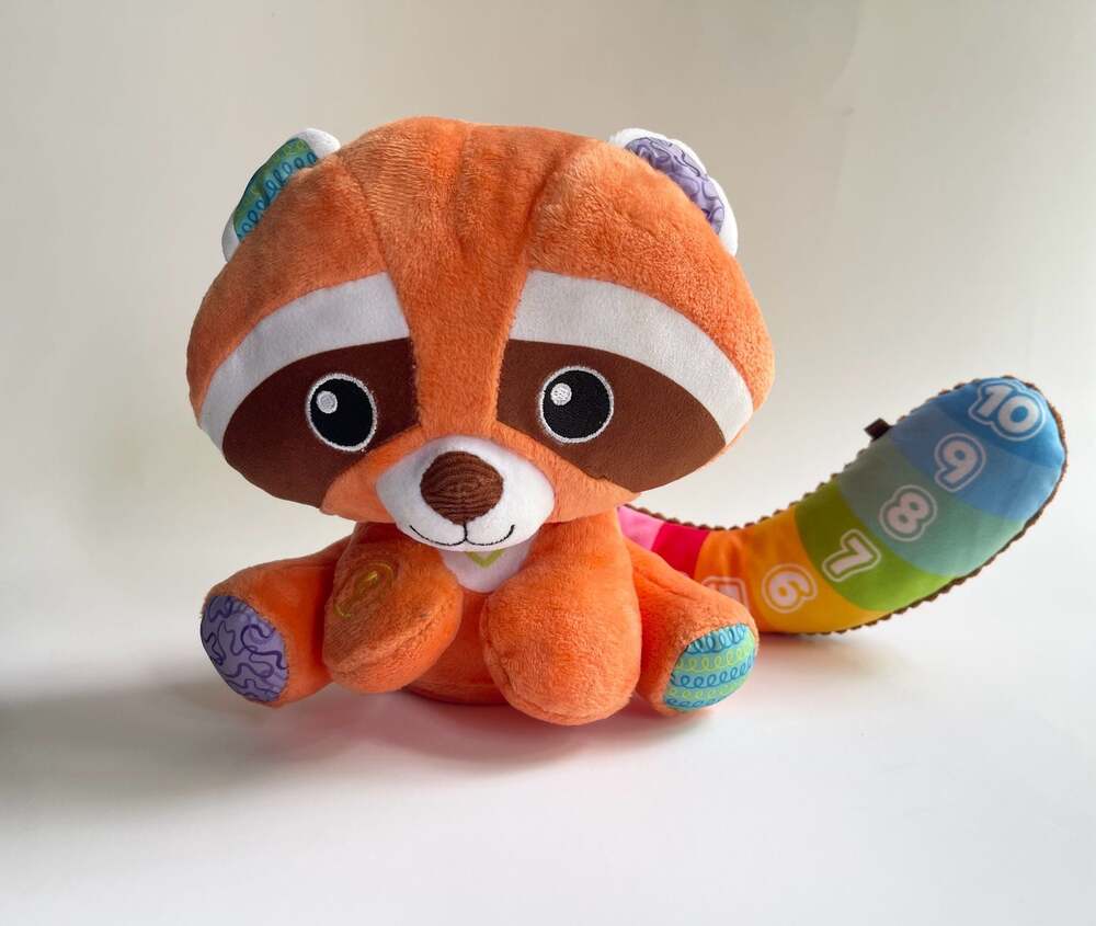 LeapFrog Colorful Counting Red Panda Interactive Learning Friend Plush Toy